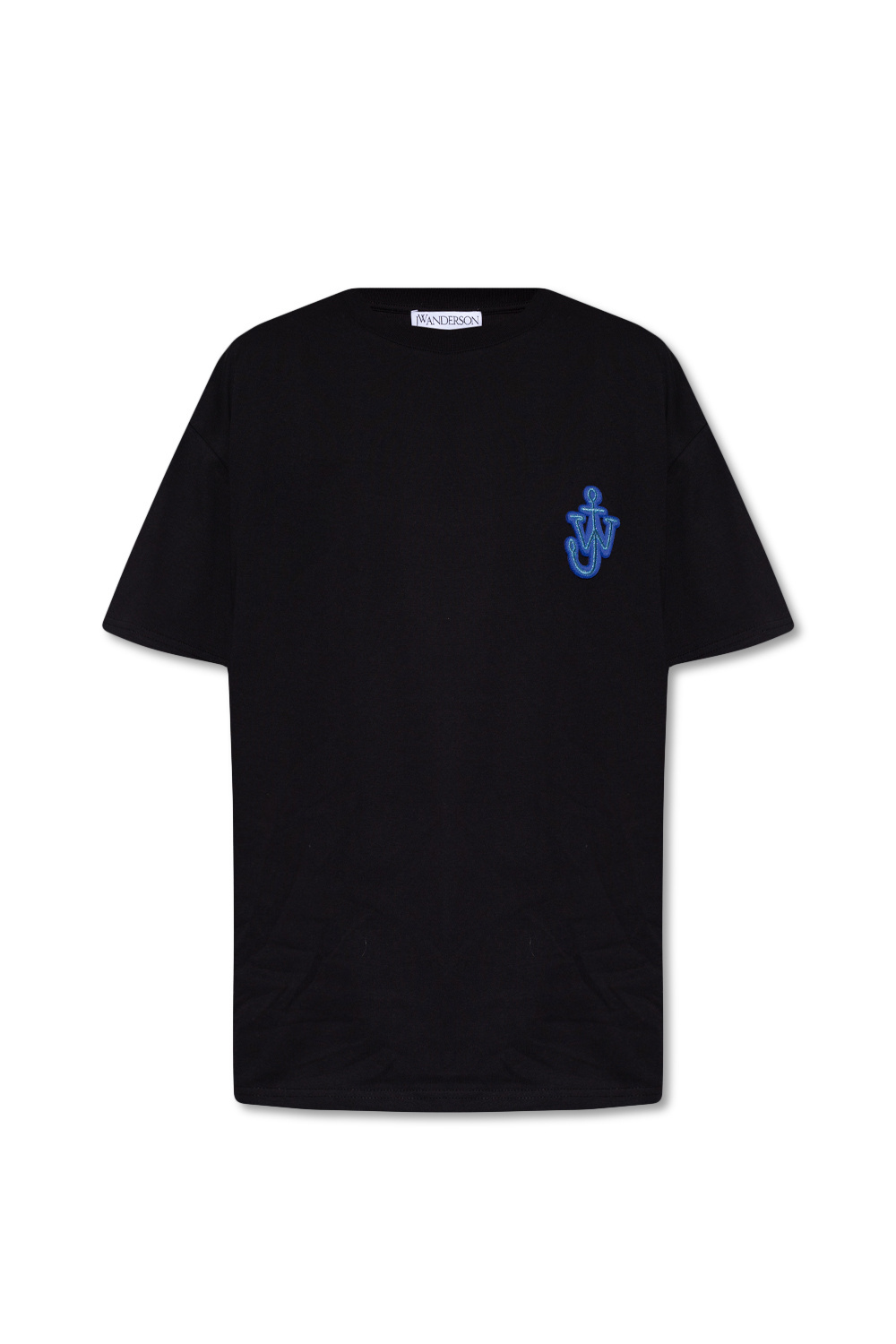 Tシャツ・カットソー Jw Anderson Black Cotton T-Shirt JW Anderson T-shirt with logo | Women's Clothing | Vitkac